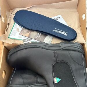 Blundstone Black Leather Men's Safety Boots